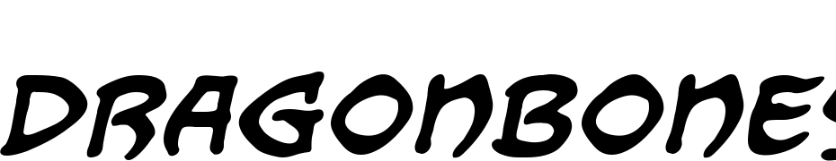 Dragonbones BB Bold cкачати шрифт безкоштовно